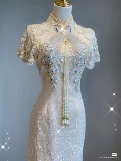 Bride Engagement Dress, Chinese Style Wedding Dress, Formal Dress Women, Chinese Fancy Dress, Chinese Wedding Dress, Chinese Style Dress, Engagement Dress, Old Fashion Dresses, Heavy Industry