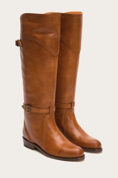 Beautifully appointed, this full grain, brush off leather boot dreams of blue ribbons. Its equestrian inspiration is evident in this luxe riding boot. - Leather lined- Leather outsole- Goodyear welt construction - Made in Spain- 16 1/2" shaft height- 15" shaft circumference- 1" heel height Riding Boots Outfit, Riding Boot Outfits, Pumped Up Kicks, Riding Boot, Leather Boot, Goodyear Welt, Boots Outfit, Boots Shoes, Style Me Pretty