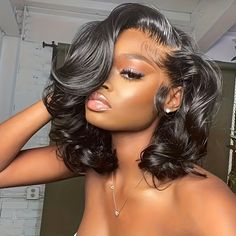 Faster shipping. Better service Kręcony Bob, Frontal Bob Wig, Frontal Bob, Lace Frontal Bob, Short Wave, Hd Lace Frontal, Wig Short, Brazilian Remy Hair, Body Wave Wig