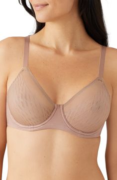 Soft, full-coverage cups and seamless construction offer smooth support in this underwire bra designed for everyday wear. 85% nylon, 15% spandex Hand wash, line dry Imported Coverage Bras, Denim Accessories, Everyday Bra, Baby Boy Shoes, Casual Loafers, Sleek Look, Petite Maternity, Denim Jumpsuit, Bra Women