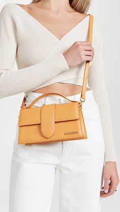 Jacquemus Le Bambino Bag | SHOPBOP | The Style Event, Up to 25% Off On Must-Have Pieces From Top Designers Trendy Crossbody Bags, Jacquemus Le Grand Bambino, Bags Wishlist, Jacquemus Bag, Cute Crossbody Bags, Neon Bag, Best Crossbody Bags, Crossbody Bags For Travel, Best Handbags