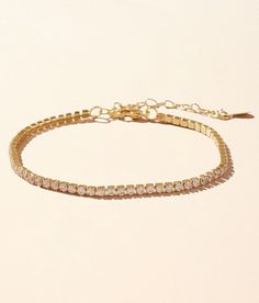 "Sahira Jewelry Design Chloe Tennis Bracelet - Gold , Women's Gold Cubic Zirconia 18k gold plated stainless steel bracelet Water and tarnish resistant Length measures 8 1/2". Apparel & Accessories" Design Products, Bracelet For Women, Bracelet Gold, Women's Jewelry, Tennis Bracelet, Steel Bracelet, Stainless Steel Bracelet, Womens Jewelry Bracelets, Womens Bracelets