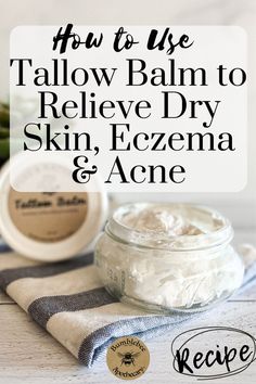 What’s my secret weapon for all things skin-related? Tallow, of course! Because it is so similar to our own skin cells, tallow is the perfect moisturizer and healer for skin. It sounds crazy. Rub beef fat into your skin? But once you try tallow balm, there’s no going back! As soon as you take a little bit and start to rub it into your skin, you’ll experience it: deep, soothing moisture. This is an updated tutorial of my favorite tallow balm recipe for dry skin, eczema, acne, anti-aging & more! Tallow Recipe, Face Cream Recipe, Tallow Balm, Magnesium Lotion, Skin Cream Anti Aging, Winter Skin Care Routine, Winter Skincare, Lotion Recipe, Face Balm