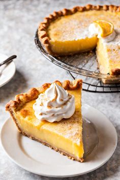 Easy Meyer Lemon Pie Recipe  Ingredients  - 1 unbaked 9-inch pie crust - 1 cup granulated sugar - 1/4 cup all-purpose flour - 1/4 teaspoon salt - 3 large eggs - 1/2 cup freshly squeezed Meyer lemon juice - Zest of 2 Meyer lemons - 1 cup heavy cream (for topping, optional)  Full Cooking Instructions on... Lemon Blender Pie, Meyer Lemon Pie Recipe, Meyer Lemon Pie, Lemon Pies, Meyer Lemon Recipes, White Bean Recipes, Lemon Pie Recipe, Hot Chocolate Mix Recipe, Potato Wedges Recipe