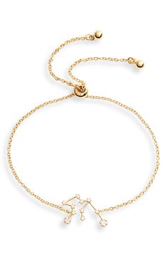 Personalized and sentimental, this delicate bracelet is adorned with a zodiac constellation encrusted with sparkling cubic zirconia. Style Name:Sterling Forever Zodiac Bracelet. Style Number: 5931889. Available in stores. Dainty Zodiac Sign Jewelry, Adjustable Zodiac Sign Jewelry For Anniversary, Dainty Adjustable Zodiac Sign Jewelry, Elegant Adjustable Zodiac Sign Jewelry, Celestial Zodiac Sign Jewelry For Gifts, Zodiac Sign Bracelet Jewelry Gift, Aquarius Bracelet, Zodiac Sign Bracelet, Bentley Mulsanne