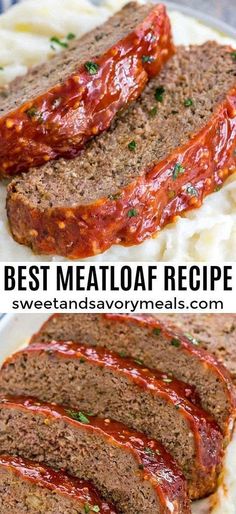 the best meatloaf recipe is so easy to make and it's delicious