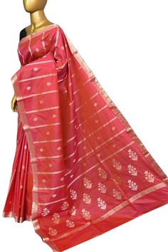 Just pulsify your saree look this festive season with our latest collection of Katan Bangalore silk sarees. Similar to this one which is available in magenta and orange color the whole body shows shows golden and silver zari work with floral weaving on the pallu and the border. Color: A shade of magenta and orange dual-tone color Technique: Amazing work of golden and silver zari work on the body with traditional weaving Fabric: Katan Bangalore Quality: Indyvogue's Assurance of Pure Silk Mark Certified Saree Magenta And Orange, Floral Weaving, Weaving Fabric, Color Techniques, Traditional Weaving, Zari Work, Saree Look, Banarasi Sarees, Blouse Piece