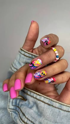 Elegant Nails, Manicure Y Pedicure, Funky Nails, Red Hearts