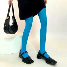 Brand New In Sealed Bags Msrp $35-40 Bold Turquoise Blue Fashion Statement Stockings Wear To Work Or Out Anywhere One Size Fits: 88 Pounds To 155 Pounds And Height From 150-178 ( 4”9 To 5”10) Shoe Size Us 4-10 Approximately 6o Denier Hosiery 2 Seams On Behind 1 Seam Front Gusset Medium To High Waist Velvet Y Soft Available In Other Colors In Our Shop Bundle Two For Auto 10% Off Same Or Next Day Shipping Tags May Include For Exposure Aurora Stockings Winter Summer Spring Fall Sweetheart Strawberry Sundae Love Valentines Valentine Dream Flowers Premium Liquid Gel Ink Callie Rendez French Canadian Ultra Soft Body Tights Support Strong Durable Light Compres Bold Colors Fashion, Turquoise Clothes, Strawberry Sundae, Tiger Girl, Blue Tights, French Canadian, Tights Fashion, Western Aesthetic, Shipping Tags