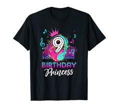 PRICES MAY VARY. Solid colors: 100% Cotton; Heather Grey: 90% Cotton, 10% Polyester; All Other Heathers: 50% Cotton, 50% Polyester Imported Pull On closure Machine Wash This cute Princess TShirt is just adorable! Perfect birthday party tee for your child's big day. Grab this for your 9 year old daughter, sister, Cousin, Niece, or Sibling especially if they love fairy tale princesses, rockstars, Music parties. 9th birthday shirt - 9 year old girl birthday gifts for kids teens girls AWESOME Since 9th Birthday Shirt, 10th Birthday Shirt, Girl Birthday Gifts, Musical Theme, Perfect Birthday Party, Love Fairy, Cute Princess, Gift For Music Lover, 9th Birthday