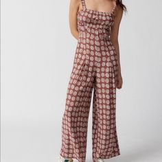 Ordered This Final Sale But It Does Not Fit Right. Very Cute And Nice Material Though! Red Retro Jumpsuits And Rompers For Summer, Retro Sleeveless Floral Jumpsuits And Rompers, Retro Sleeveless Floral Print Jumpsuits, Retro Floral Print Sleeveless Jumpsuits, Retro Summer Overalls Jumpsuits And Rompers, Fitted Sleeveless Jumpsuits And Rompers By Urban Outfitters, Casual Summer Jumpsuits And Rompers By Urban Outfitters, Urban Outfitters Beach Jumpsuits And Rompers For Spring, Urban Outfitters Jumpsuits And Rompers For Beach In Spring