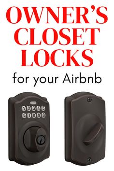 pin for an Airbnb hosting blog post about the best smart locks for your Airbnb Airbnb Smart Home, Best Door Locks For Airbnb, Best Airbnb Decor, Airbnb Essentials, Cabin Airbnb, Airbnb Tips, Airbnb Property, Airbnb Hosting, Airbnb Ideas