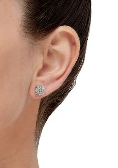 Crafted in sterling silver, this striking diamond ring from Belk & Co. shimmers with 34 beautiful stones that will easily impress the special lady in your life. | Belk & Co Women's 1/4 ct. t.w. Diamond Ring in Sterling Silver Sparkling Cluster Earrings For Formal Occasions, Formal Sparkling Diamond White Cluster Earrings, Diamond White Cluster Earrings In Cubic Zirconia, Sparkling Diamond White Fine Jewelry Earrings, Sparkling Diamond Cluster Earrings For Anniversary, Silver Cluster Cubic Zirconia Diamond Earrings, Sparkling Diamond Earrings For Anniversary, Formal Sparkling White Gold Cluster Earrings, Dazzling Cluster Jewelry With Pave Setting