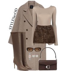 Rich Women Outfits, New York Outfits, Fitness Wear Outfits, Vegas Outfit, Shades Of Brown, Brown Shades, Stockholm Fashion, Girls Fashion Clothes