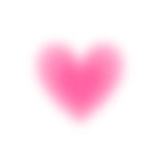 a pink heart on a white background