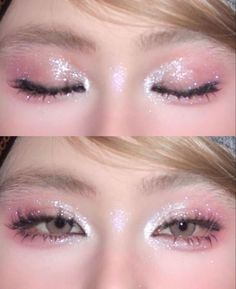 Pink Eye Makeup, Kawaii Makeup, Asian Eye Makeup, Pink Makeup, Makeup Pictures, Asian Makeup