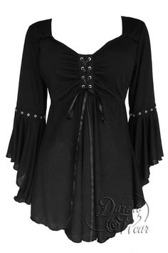 Dare To Wear Victorian Gothic Women's Ophelia Corset Top Black Gothic Evening Tops For Summer, Gothic Summer Evening Tops, Summer Evening Gothic Tops, Fitted V-neck Coquette Tops, Gothic Lace Tops For Fall, Gothic Lace Top For Fall, Gothic Tops With Lace Trim For Fall, Fitted Lace Trim Coquette Tops, Coquette Lace Trim Top For Night Out