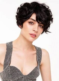 2021 Latest Long Messy Curly Pixie Haircuts Curly Hair Trends, Curly Pixie Haircuts, Curly Pixie Cuts, Curly Pixie, Short Curly Haircuts, Haircuts For Wavy Hair, Haircuts For Curly Hair, 100 Human Hair Wigs, Short Wavy Hair