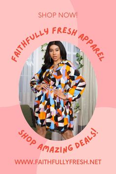 Click the link above to browse through our fresh and bold apparel and accessories for women of all shapes and sizes perfect for casual, professional, and dressy looks. #fashion #womenoutfit #style #outfitidea Jewel Dress