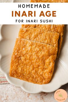 Learn how to make inari age, Japanese seasoned tofu pouches used in inari sushi and kitsune udon. It's easy to make with just 5 ingredients.

#japanesefood #veganrecipes #plantbased Kitsune Udon, Seasoned Tofu, Tofu Sushi, Inari Sushi, Udon Recipe, Vegan Japanese, Deep Fried Tofu, Breakfast Sides, Plant Based Recipes Dinner