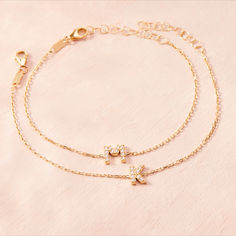 In Season Jewelry's 14K Gold Clear CZ Initial Letter Kids Bracelet - Adorable and personalized, this bracelet is crafted for baby, toddler, and kids, creating a golden keepsake with their unique initial. Letter Bracelet, Initial Letter, Initial Letters, Personalized Jewelry, The Magic, Initials, Bracelet