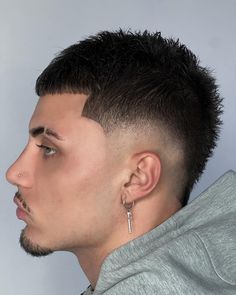 Mens Buzz Cut With Fade, Buzz Cut Styles Men, Buzzed Mullet, Buzz Mullet, Mens Buzzed Hairstyles, Short Buzz Cut Men, Buzz Cut Colored Hair, Mullet Hairstyle Mens Short