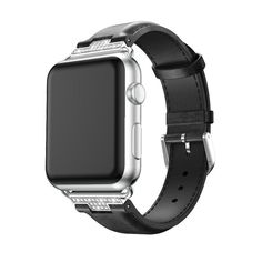 Apple Watch Series Band, Luxury Leather Formal Strap for iWatch 38mm, 40mm, 41mm, 42mm, 44mm, 45mm The New Apple Watch Series is compatible with all existing bands.Size 38/40mm will fit the new 41mm Apple watch, For the 45mm choose sizes 42/44mm. Best luxury premium Apple watch bands fashion, to match your iwatch face Series. Our adaptor connectors lugs, claps and buckles are made of durable stainless steel for long term use. Most of our replacement wristbands are not found in stores near you. T Apple Watch Bands Fashion, Apple Watch Wristbands, Apple Watch Sizes, Apple Band, Leather Wristbands, Apple Watch Bands Leather, Nike Sports, Apple Watch Strap, Wristbands