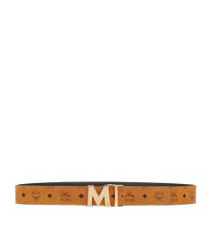 Shop the Cut to Size Claus M Reversible Belt 1.75" in Visetos in COGNAC / GOLD at MCM. A versatile and functional take on a wardrobe staple. Designer Leather Belt With Logo, Luxury Leather Belt Buckles With Logo, Formal Leather Belt Buckles With Logo, Modern Formal Belt Buckles With Logo, Formal Leather Belt With Logo, Formal Leather Belts With Logo, Luxury Leather Belt With Logo Strap, Designer Leather Belt With Logo Strap, Classic Formal Belt Buckles With Logo