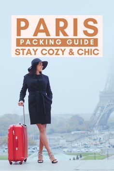 Guidance on what to pack for Paris in winter to stay warm, cozy and chic. Paris winter outfit ideas. 
Paris packing list for a winter trip