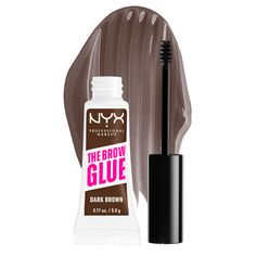 Why We Love It:Stick it to your brows! Introducing the first instant brow styler from NYX Professional Makeup. Available in four tinted shades for a range of hair colors—plus one clear eyebrow gel that dries down totally transparent—this eyebrow glue is a must for long-lasting brow looks. The unique formula is flake-resistant and delivers up to 16 hours of non-sticky hold. Plus its quick and easy to apply: Just use the included round bristle spoolie to brush your brows and style in place for lif Eyebrow Glue, Nyx Eyebrow Gel, Brow Glue, Clear Eyebrow Gel, Tinted Eyebrow Gel, Tinted Brow Gel, Makeup Ads, Beautiful Eyebrows, Brow Mascara