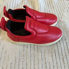 Lightly Worn, Beautiful Crimson Red Color. Sneakers Celine, Celine Sneakers, Crimson Red Color, Celine Shoes, Crimson Red, Womens Shoes Sneakers, Red Color, Shoes Sneakers, Size 6