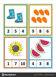 matching pictures with numbers to find the missing one