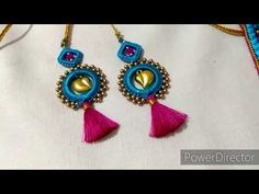 Cheap Chandbalis With Latkans For Wedding, Blouse Dori Hangings, Dori Hangings For Blouses, Dori Latkan Designs, Blouse Back Dori Latkan, Saree Kuchu New Designs Videos, Tailoring Classes