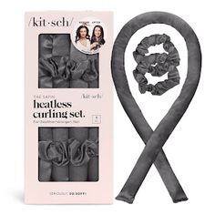 The Glamour Guide: Kitsch Satin Heatless Curling Set Hair Curlers Overnight, Soft Curlers, Satin Heatless Curling Set, Heatless Curling Set, Heat Free Curls, Curlers For Long Hair, Heatless Curling Rod Headband, Curling Rod Headband, Heatless Curling Rod