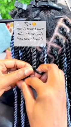 Twist Braid Tutorial, Braiding Techniques, Hair Braid Patterns, Braiding Your Own Hair, Twisted Hair, Hair Company, Big Box Braids Hairstyles, African Hair Braiding Styles, Box Braids Hairstyles For Black Women