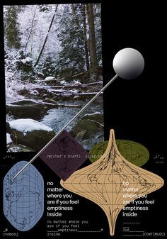 an image of the earth's water and land with different types of trees in it