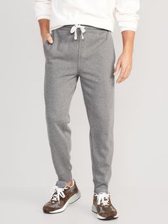 Tapered Jogger Sweatpants | Old Navy Men’s Gray Sweatpants Outfit, Men In Gray Sweatpants, Mens Grey Sweatpants, Gray Moisture-wicking Relaxed Fit Sweatpants, Mens Joggers Sweatpants, Tapered Joggers, Stones Throw, Mens Sweatpants, Jack Black