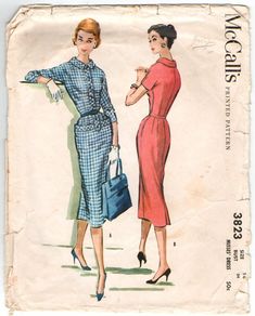 two women in dresses and purses are standing next to each other on a piece of paper