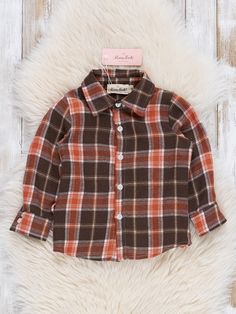 Brown Winter Flannel Shirt With Buttons, Brown Flannel Shirt With Button Closure For Winter, Brown Flannel Tops For Fall, Brown Flannel Tops For Winter, Winter Brown Flannel Shirt With Button Closure, Winter Brown Flannel Shirt, Brown Winter Flannel Shirt With Button Closure, Brown Collared Flannel Shirt With Buttons, Brown Winter Flannel Shirt