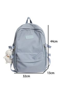 Materiale di rivestimento: Poliestere

Materiale principale: nylon

Capacità: 20-35 litri Egirl Soft, Preppy Backpack, Kawaii Bag, Aesthetic Backpack, Soft Girl Clothes, Laptop Travel, Y2k Accessories, Estilo Preppy, Punk Outfits