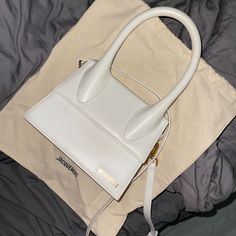 Getting Rid Of All My Animal Product Merchandise! Off White Jacquemus La Moyen, Jacquemus Bag Le Chiquito Long, Jacquemus Le Bambino Long White, Jacquemus White Bag, Jacquemus Le Grand Chiquito, Bags Jacquemus, Le Grand Chiquito, Purse Jacquemus, Jacquemus Bags