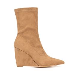 The Odette bootie is faux suede design featuring a pointed toe wedge and side zipper closure. This style is perfect for work, dinner or a date. Fall Suede High Heel Wedge Boots, Fall Suede Wedge Heels, Suede Wedge Heels For Fall, Fall Fitted Wedge Heel Boots, Fitted Wedge Boots With Wedge Heel For Fall, Fitted Wedge Heel Boots For Fall, Work Dinner, Chelsea Rain Boots, Target Clothes