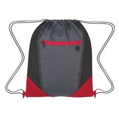 Made Of Combo: 600D And 210D Polyester With Padded Mesh Trim Front Zippered Pocket Built-In Slot For Earbuds Drawstring Closure Spot Clean/Air Dry | Bags | Drawstring Backpacks | Mesh Drawstring Backpacks | Custom Printed Two-Tone Sports Drawstring Bag in Red | 600 Denier Red Nylon Gym Bag, Red Nylon Bag For The Gym, Functional Red Gym Bag For Daily Use, Sporty Red Gym Bag, Red Nylon Sporty Backpack, Sporty Red Nylon Bag, Red Sporty Outdoor Bag, Sporty Red Outdoor Bag, Red Sporty Nylon Backpack