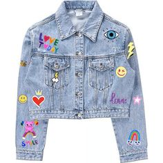 Cropped denim Adorable and cute patches all over Perfect throw-over for any outfit | Lola + The Boys | You Rock Painted Denim Jacket, (Blue, Size 6Y) | Maisonette collects the best children’s products from around the world (unlike Zulily, Etsy, The Tot, Farfetch Kids, Childrensalon, Crate and Kids, Kohls, Wayfair, Buy Buy Baby, Nordstroms, Mini Boden, J.Crew Factory, or PotteryBarn Kids), creating a curated shopping experience for you. Think of us as your shortcut to fashion for litte ones! Crystal Hoodie, Hat Bar, Painted Denim Jacket, Boy Outerwear, Cute Patches, Rainbow Sweater, Grey Camo, Painted Denim, Sequin Jacket