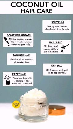 Coconut Oil For Hair, Benefits Of Coconut, Diy Coconut Oil, Oil For Hair Growth, Hair Remedies For Growth, Oil For Hair