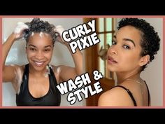 3c Pixie Curly Hair, Big Chop Styles, Curled Pixie Cut, Pixie Cut Curly Hair, Big Chop Hairstyles, Curled Pixie, Sleek Short Hair, Curly Pixie Cut, Curly Pixie Hairstyles