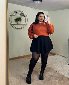 [Sponsored] 14 Best Fall Fashion Outfits Plus Size Tricks You'll Be Surprised By This Spring #fallfashionoutfitsplussize Dress Outfits Plus Size Casual, Skirts With Tights Plus Size, Plus Size Skirt Fall, Fall 2024 Fashion Plus Size, Plussize Outfit Ideas Winter, Cute Clothes For Plus Size Women, Curvy Girl Outfits Autumn 2024, Sweater Plus Size Outfit, Plus Size Cider Outfits