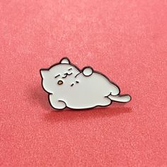 Image of Tubbs Neko Atsume, Fat Cat, Mystic Messenger, Enamels, Metal Pins