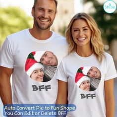 BFF Best Friends Forever Friendship Photo Text Fun T-Shirt | Zazzle Friendship Photo, Friendship Photos, Fun Texts, Baby Tshirts, Friends Forever