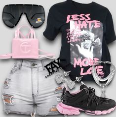 Cute Highschool Outfits, Teen Swag Outfits, Fasion Outfits, Date Outfit Casual, Stylish Summer Outfits, Cute Lazy Day Outfits, Swag Outfits For Girls, Cute Swag Outfits